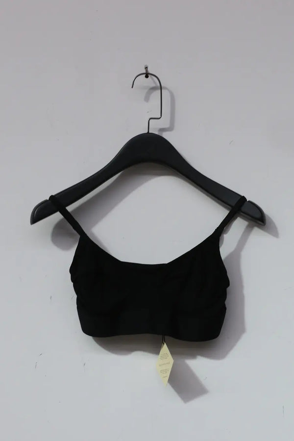 BASERANGE SOFT soft series collection bamboo fiber and cotton bra without steel ring underwear France BAS-BRSO-HEI BRSO1 black BRSO